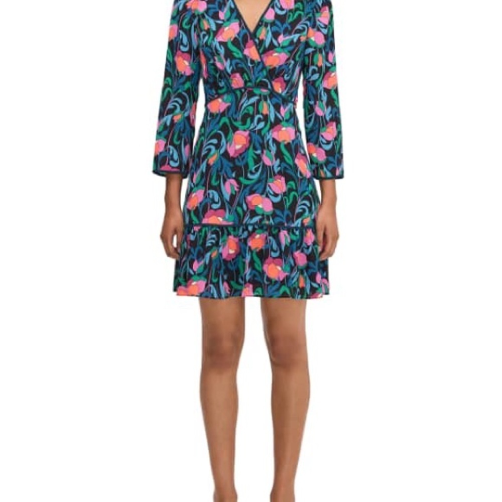 Kate Spade Floral Swirl Dress (NJMUB407) - size 6